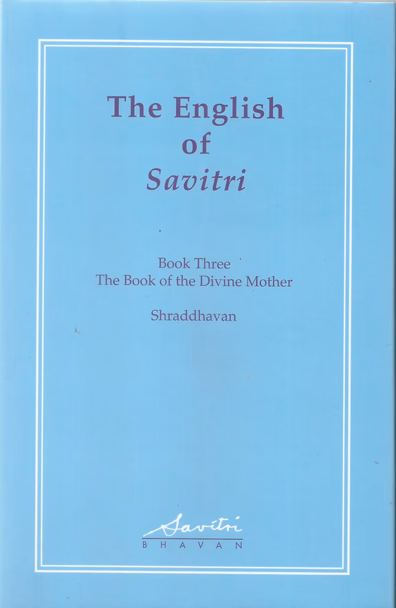 Cover - The English of Savitri, Volume 2