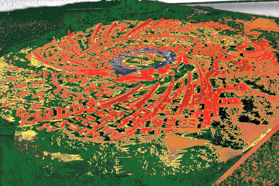 Visualization of the Galaxy Plan’s urban heat island effect