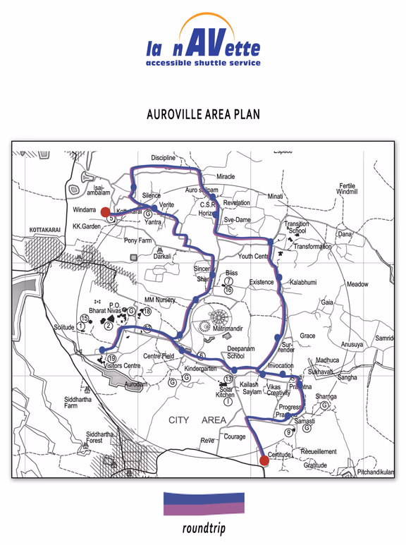 Bus route planned by La nAVETTE