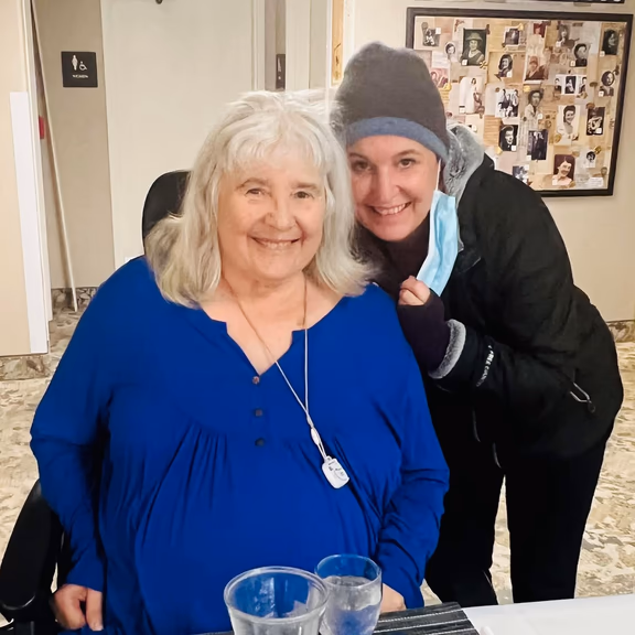 Skye with her daughter Sunaura