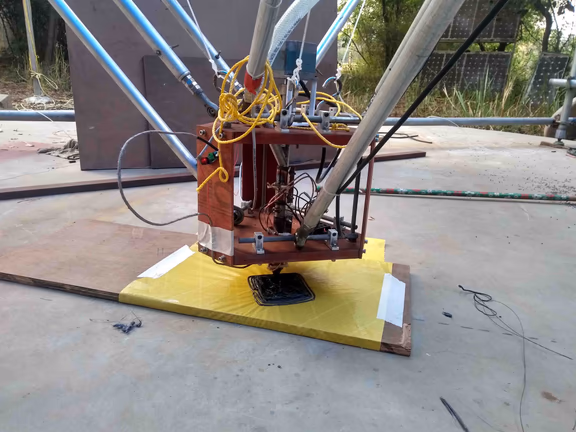 Precision building in three dimensions - the printer in action