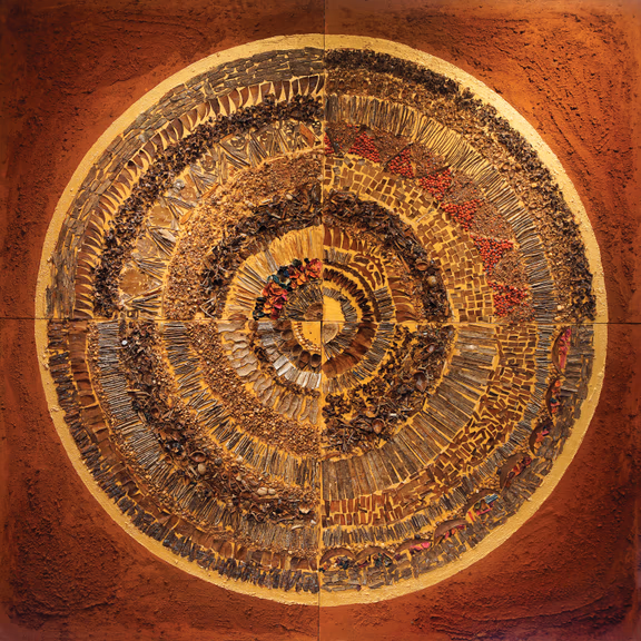 Mandala made by the children