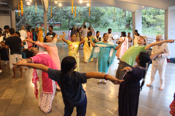 Teachers take part in a systems thinking game