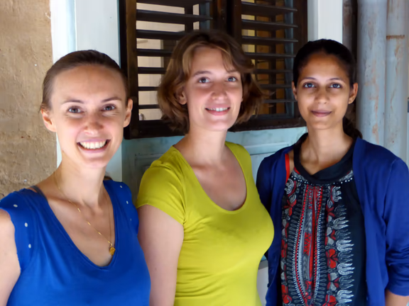 From left: Suryamayi, Aurevan and Kavitha