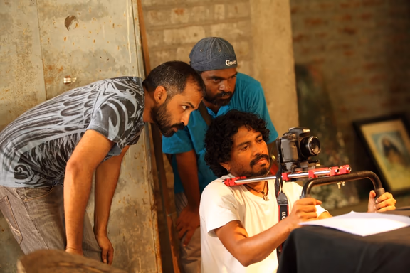 ‘Full Stop’ CO-directors Raghu and Yatra Srinivassan, and cameraman Mohandas