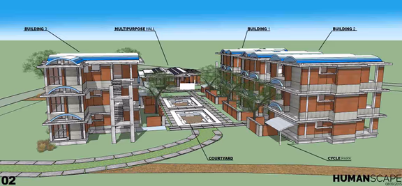 Conceptual design of the cost-effective Humanscapes project
