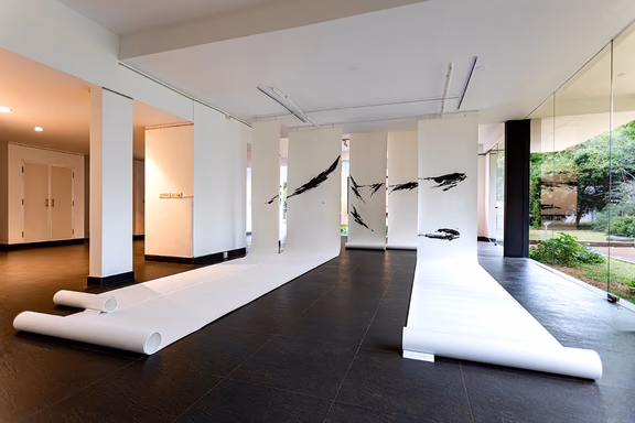 A view of the exhibition