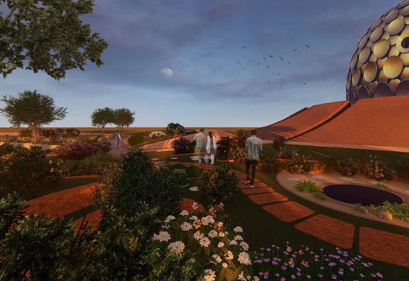 Artist’s impression of the Garden of Life