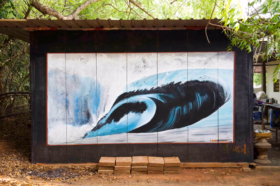 Graffiti in Auzolan, artist Izadi