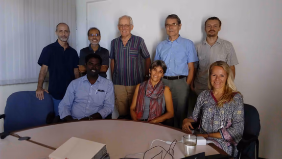The new FAMC members- from left, standing: Lyle, Chandresh, Yuval, UIIi, Angelo (secretary); seated, from left: Prabhu, Amy, Stephanie; absent: Bindu and Auralice