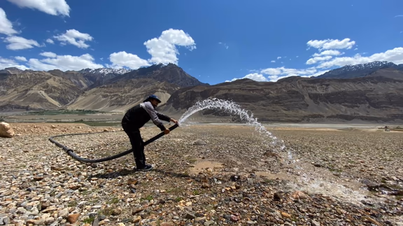 There are water issues in Zanskar