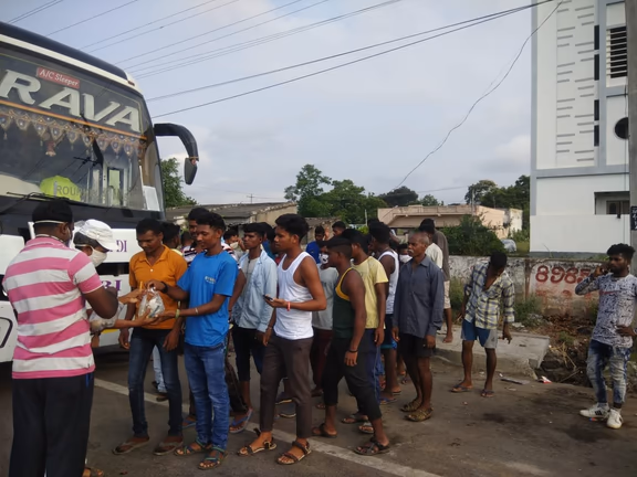 Coast India chartered buses to help stranded migrants go back home