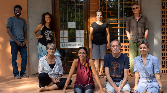 from left: Aurovenkatesh, Serena, Fabienne, Alessandra, Divya, Marco, Matthew, Mariana