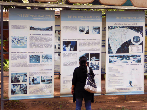 The international Zone exhibition at the Visitors Centre