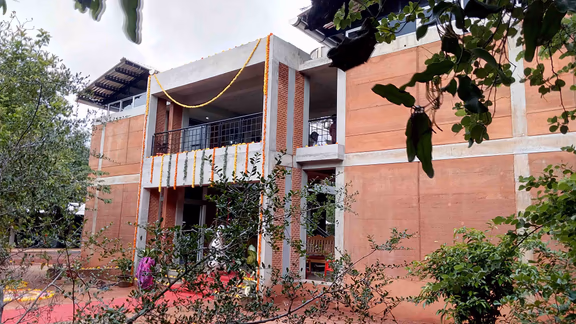 New building of Auroville Electrical Service and Auroville Solar Service