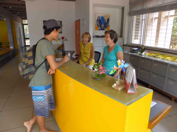 Inside the Sante Multi-Purpose Health Clinic, which provides much more than material support