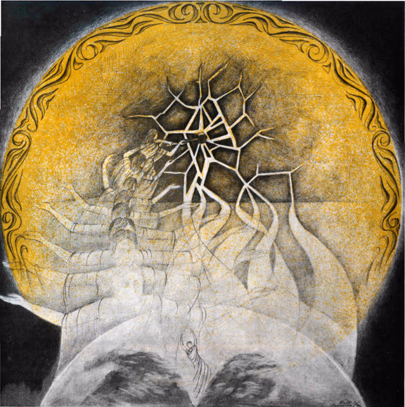 1 Soif de Cri Lumineux CXLI, 1990, Oil on Canvas, by Stanulis