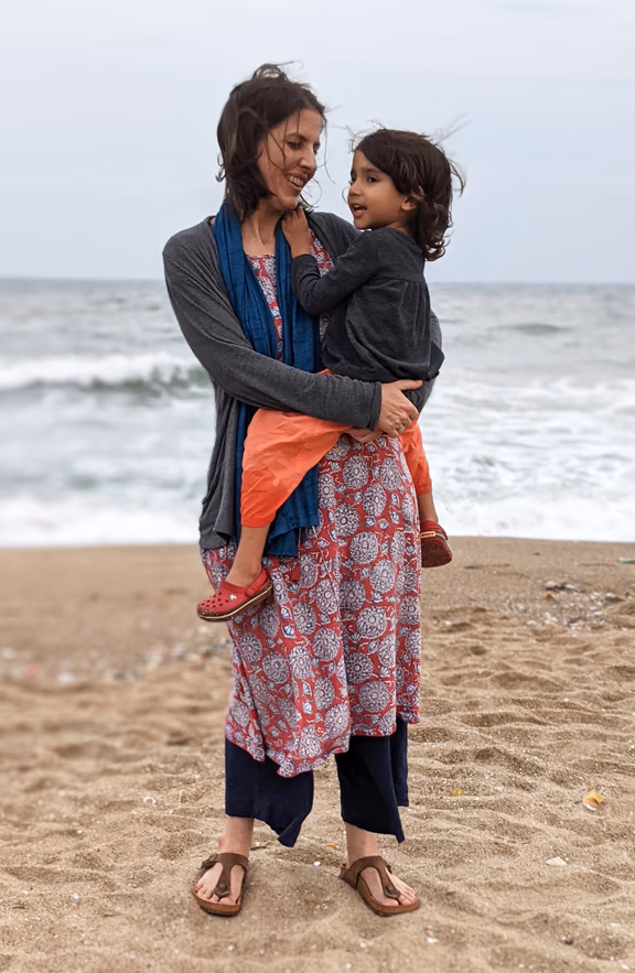 Ing-Marie with her daughter Alba