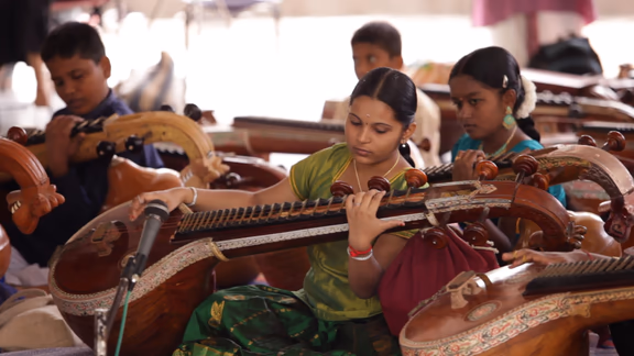 1 A still from the film 'Auroville: The City the Earth Needs'