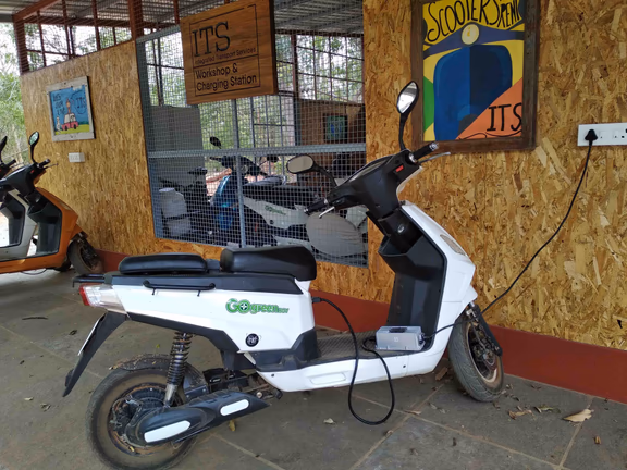 The new ITS workshop and charging station