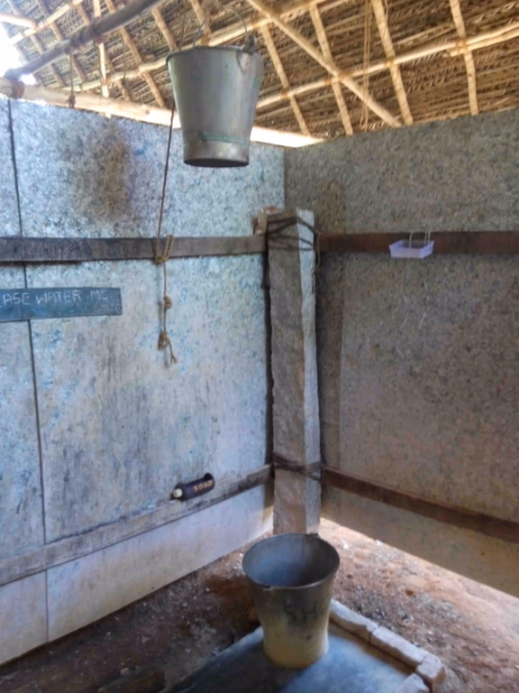 The shower system of Sadhana Forest