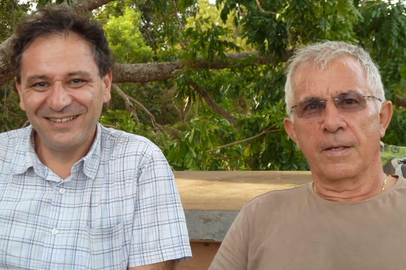 Guilio (left) and Tom