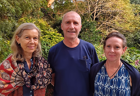 From left: Iris, Dan and Carla