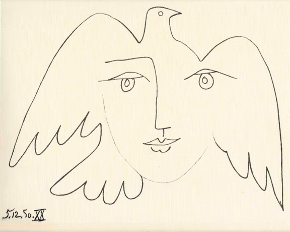 Le Visage de la Paix by Pablo Picasso