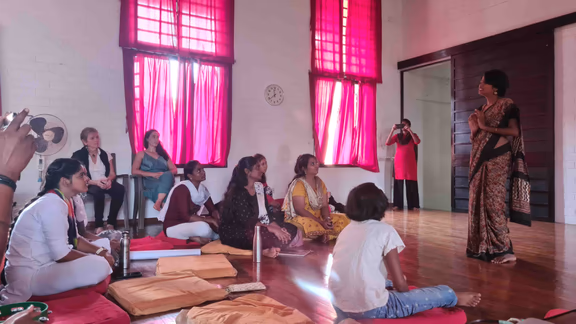 1 Nirmala, India’s award winning human milk donor, addresses the audience