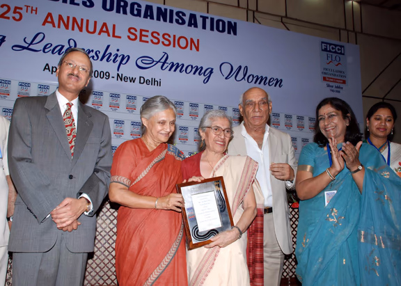 In 2009 Dr. Kamla Tewari received the Prestigious Award for Excellence for Social Service awarded for her 59 years of 'welfare work in the medical field' first in the Indian Army and then in Auroville